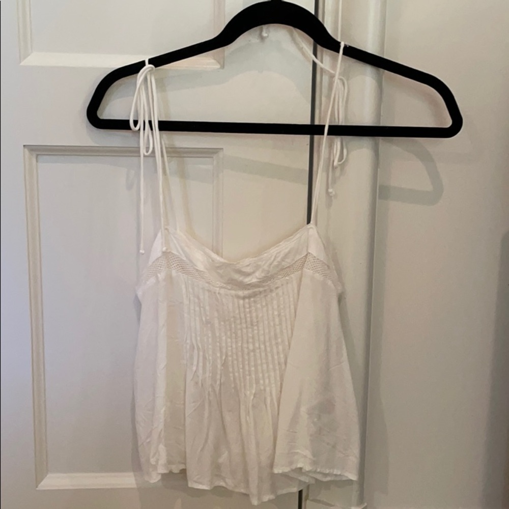 White lace cami